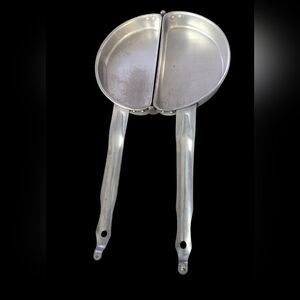 Vintage Mirro 1134M Aluminum Double Skillet Fry Pan – Hinged Twin Pan #B99